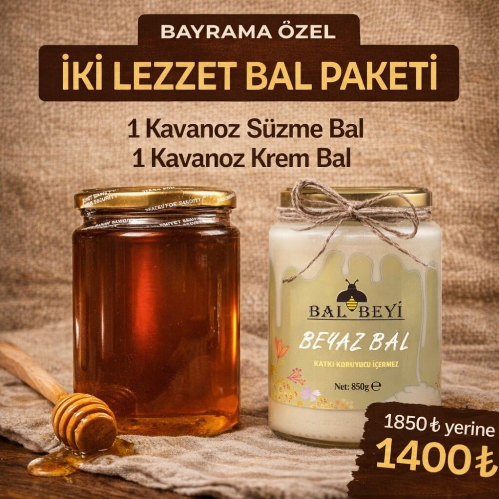 İki Lezzet Bal Paketi